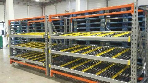 Rayonnage à palettes dynamique
